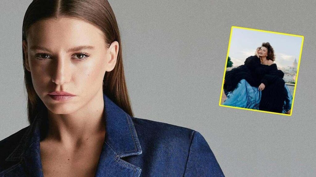 Serenay Sarıkaya’nın gündem olan stili: “Babaannemin yorganını giymiş”
