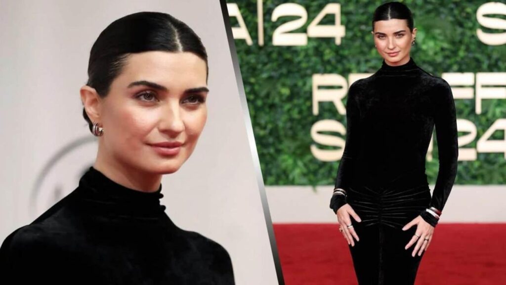 Tuba Büyüküstün hoşluğuyla büyüledi: Ünlü oyuncu Kızıldeniz Sinema Şenliği’nde