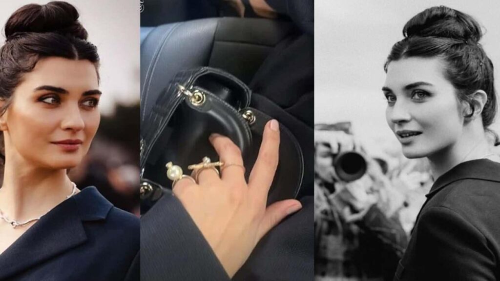 Tuba Büyüküstün şıklığı ve güzelliğiyle Paris Moda Haftası’na damga vurdu!