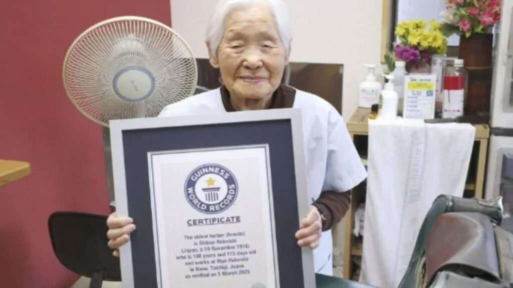108 yaşında işinin başında! Japon bayan Guinness’e ismini yazdırdı