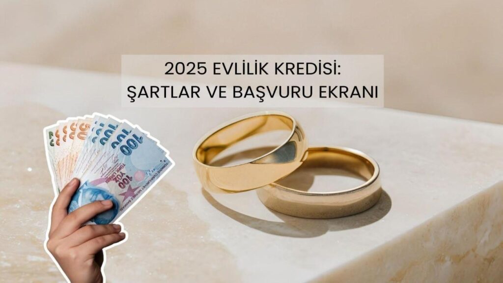 2025 Faizsiz Evlilik Kredisi: İşte, koşulları ve müracaat ekranı