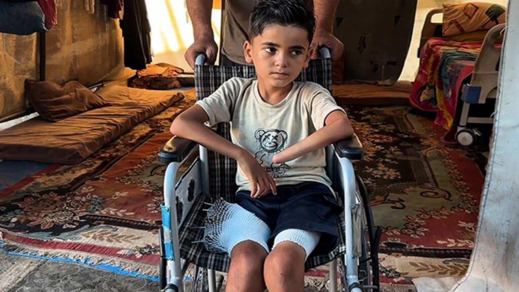 İsrail amaç almıştı: Gazzeli Küçük Esed’den yürek burkan kelamlar