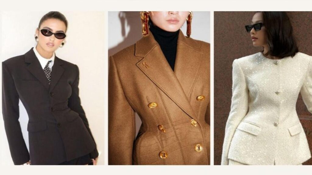 Kusursuz ve feminen bir silüet: Bel vurgulu blazer ceketler sahnede!
